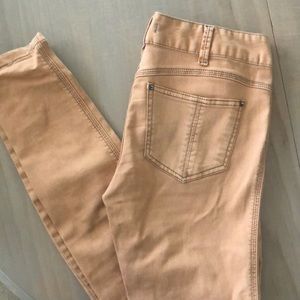 Free people burnt orange jeans